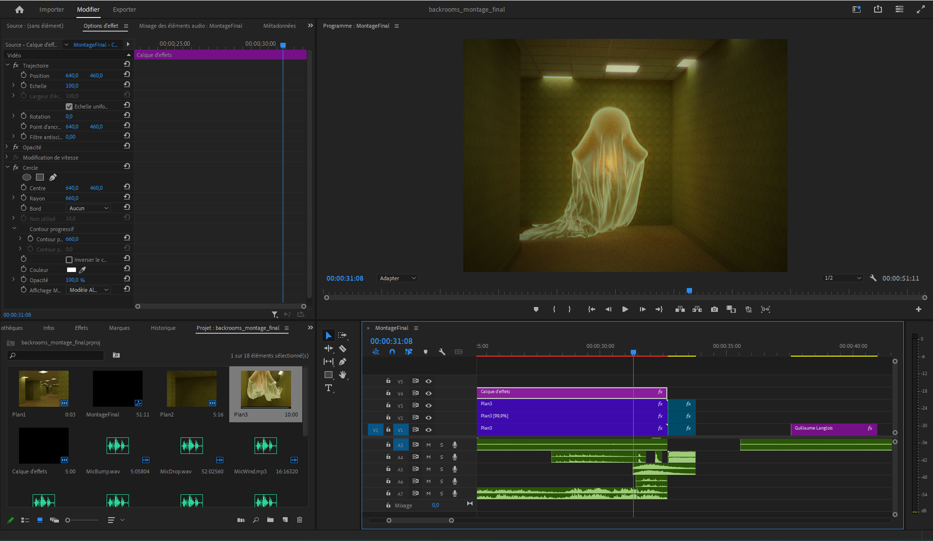Mon animation dans Adobe Premiere Pro